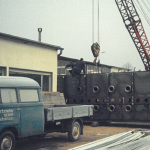Site de production de KMA Umwelttechnik à partir des années 70