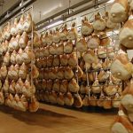 Traitement de l'air d'échappement dans un fumoir à jambon