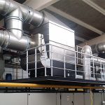 Le système de filtre à air d'échappement KMA récupère la chaleur pour chauffer l'air et l'eau