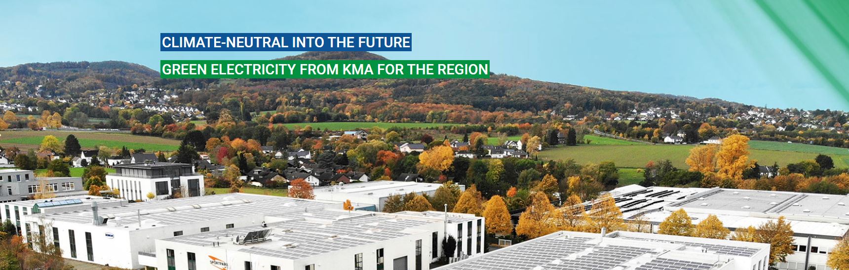 Green electricity from KMA for the region